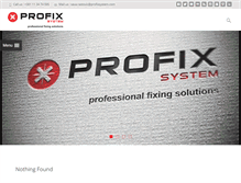 Tablet Screenshot of profixsystem.com